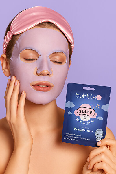 Bubble T قناع الوجه ذو النكهة اللافندر والليمون للاستعمال مرة واحدة 20 جرام