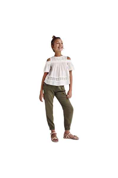 MAYORAL κοριτσίστικο παντελόνι cargo με τσέπες 6544