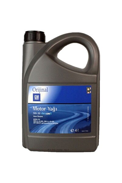 Genel Markalar GM SAE 5W30 Dexos 2 4 LT Tam Sentetik Motor Yağı 2025 Üretim