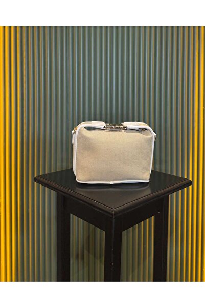 bahwar Gold Lock Linen Women's Bag