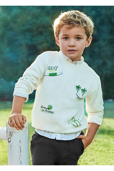 MAYORAL Boy's Pullover Sweater - 3447 Model