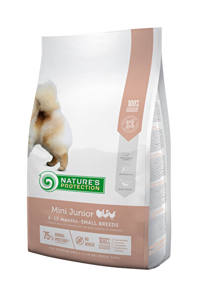 Nature's Protection Küçük Irk Kümes Hayvanlı Yavru Köpek Maması 2 Kg