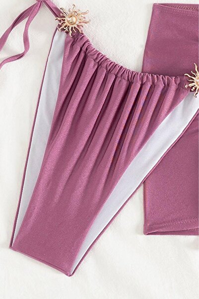 Bikini Mayokini Dünyası Maria Moderna Bohemian Bikini Set - Plum