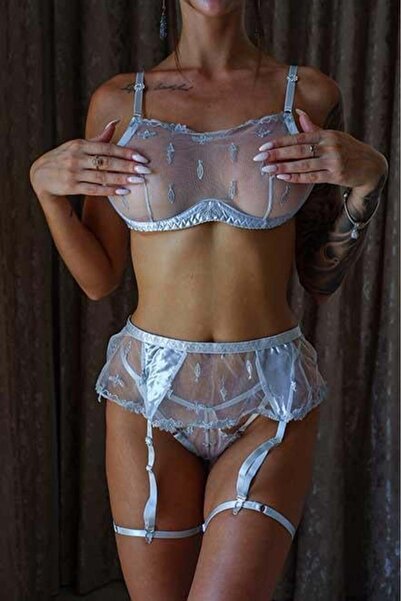 Bikini Mayokini Dünyası Σετ Lucia - Ασημί