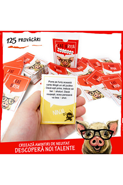 Legendary Gifts Ceat Brita - Betia Continua, Παιχνίδι με κάρτες για πάρτι. Ρουμανική γλώσσα