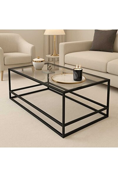 AVİBO HOME Marven Orta Sehpa Şeffaf Cam