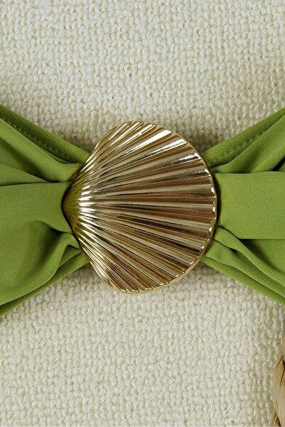 Bikini Mayokini Dünyası Μεταλλικό Μπικίνι Βραζιλίας - Πράσινο