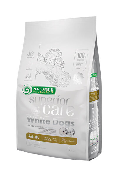 Nature's Protection Superior Care Beyaz Tüylü Köpekler Için Kuzulu Küçük Irk Köpek Maması 10kg