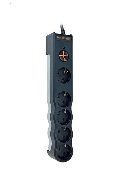 Tunçmatik TSK6136 Powersurge 5 قطع أسود 1050 جول