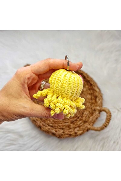 Masal Gurumi AMİGURUMİ ÖRGÜ RAPUNZEL ANAHTARLIK ÇANTA SÜSÜ