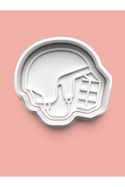 AKTASTORE قالب كوكيز وخوذة هوكي الجليد وقالب عجينة السكر