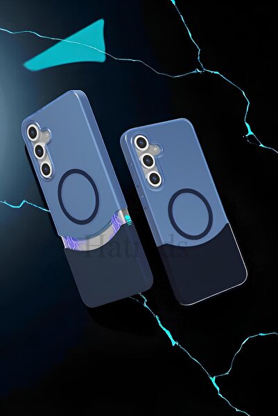 Hatreds Galaxy S24 FE Kılıf M-Safe Şarj Özellikli Mıknatıslı Duble Kapak