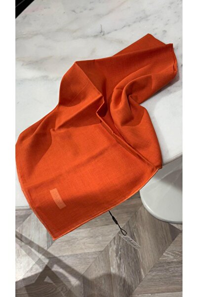 ipekevi Düz Pamuk Eşarp Koyu Bakır