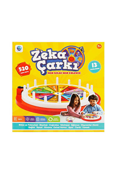 AMALFİ Smile Games Zeka Çarkı Kız Erkek Çocuk Oyuncak Eğitici Oyuncaklar