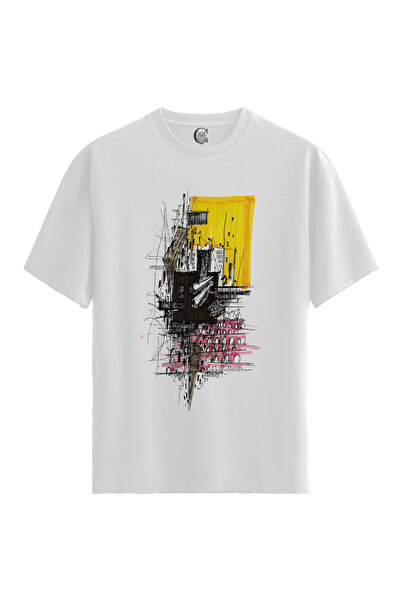 Color Luxe Men'S/Unisex White 100% Cotton Relaxed Fit (Relaxed Fit) Crew Neck...