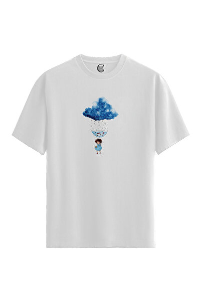 Color Luxe Women'S/Unisex White 100% Cotton Relaxed Fit Crew Neck Soul Custom...