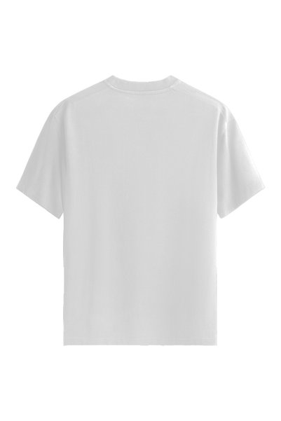 Color Luxe Women/Unisex White 100% Cotton Relaxed Fit Crew Neck Silence Custom Printed T-Shirt