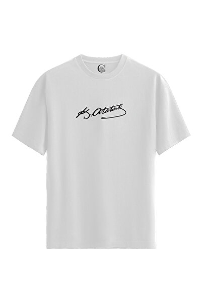 Color Luxe Women'S/Unisex White 100% Cotton Relaxed Fit Crew Neck Echo Custom...
