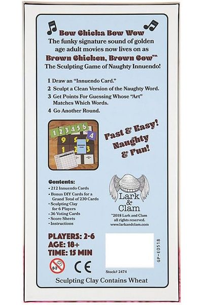 Lark & Clam Brown Chicken Brown Cow Board Game