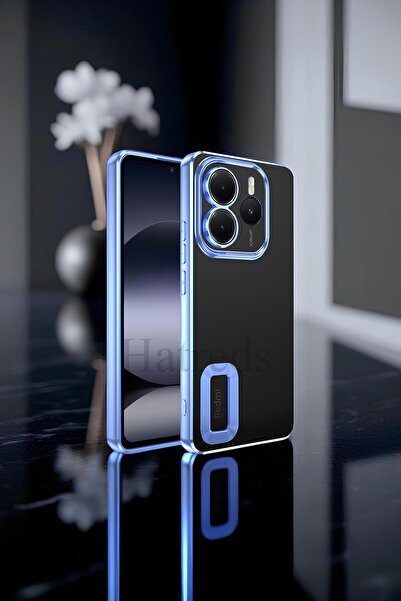Hatreds Xiaomi Redmi Note 14 5G Kılıf Kamera Korumalı Logo Gösteren Omega Kapak