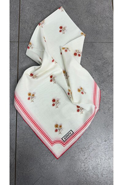 ipekevi Nostaljik Duvar Pamuk Eşarp Krem