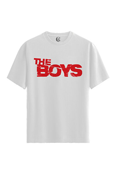 Color Luxe Men/Unisex White 100% Cotton Relaxed Fit Crew Neck the Boys Custom...
