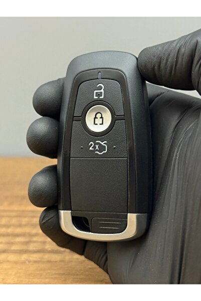 Luxe Aksesuarr Carcasa compatibilă cu telecomandă cu cheie cu 3 butoane pentru Ford fusion-Ranger-F250-F150-F350-Kuga-Mustang-Ecosport