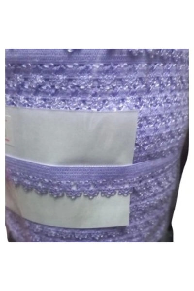 shopwave Laundry Rubber Lace 1 cm 1 Meter Lilac