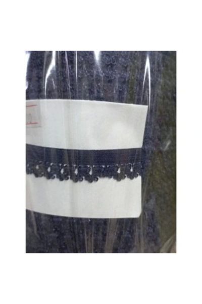 shopwave Laundry Rubber Lacy 1 cm 1 Meter Navy Blue
