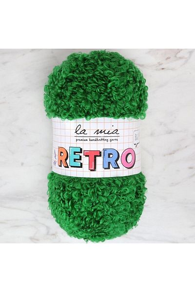 BRL La Mia Retro Green Hand Knitting Thread - Lm0107