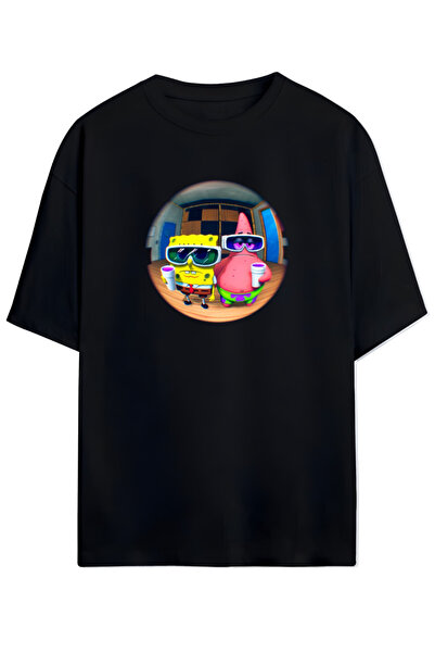SVART WEAR سبونجبوب للجنسين تي شيرت
