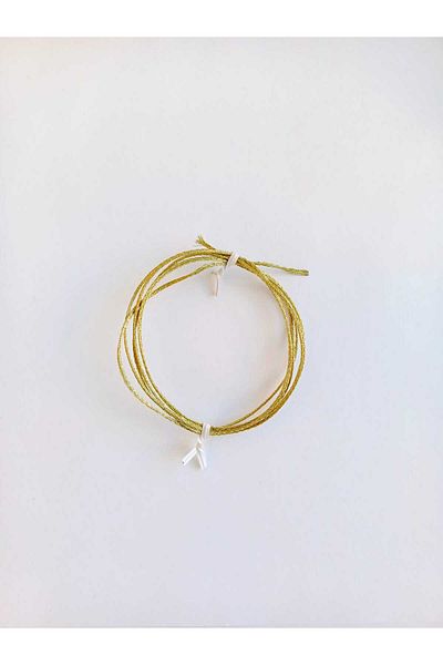 Eskişehir hobi sanat 1.2 mm 1 Meter Silvery Gold Gold Monofilament String for Bundling Gift Packaging String