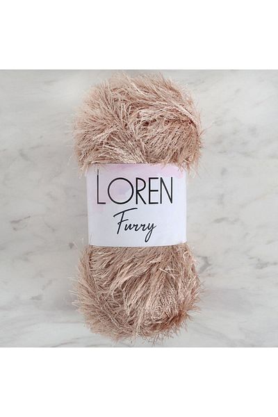ZAYKA Loren Furry Beige Πλεκτό Σχοινί - RF053 - 34060
