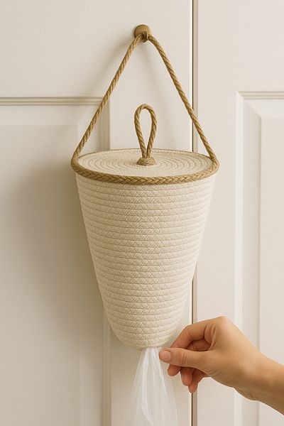 ÖRGÜM Bag Holder Decorative Cover Bag Organizer 30X20 cm