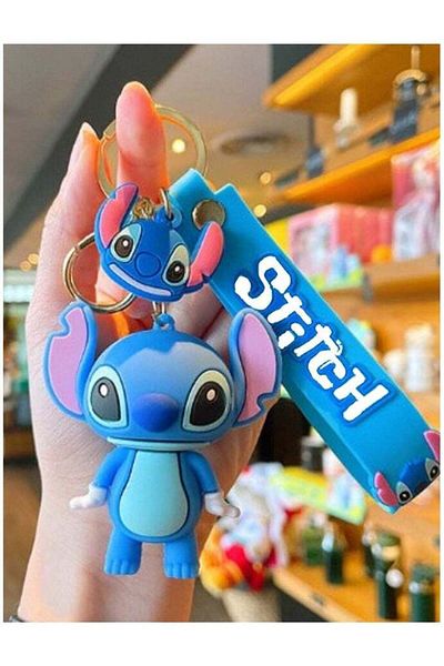 Generic Distinctive cartoon keychain high-quality anime keychain with Lulu and Stitch cartoon design
