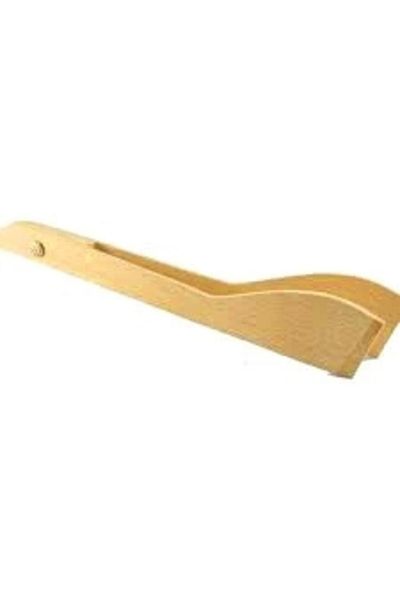 Moon Beech Wood Wide Serving Tongs