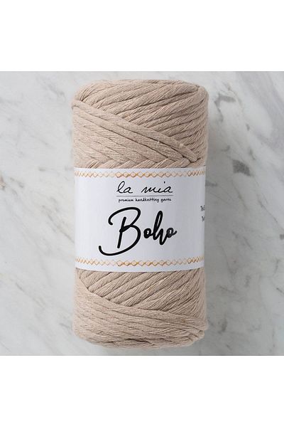 deposite La Mia Boho Light Beige Twist Macrame Lanyard - L049 - 33984