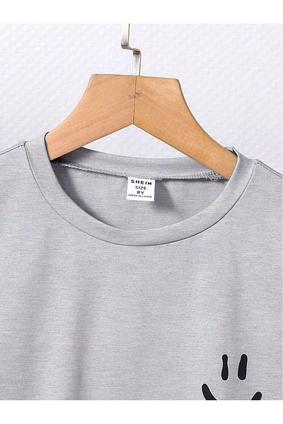 Mella&Co Men's T-Shirt Shorts - T-Shirt Bottom Top Set Printed Crew Neck