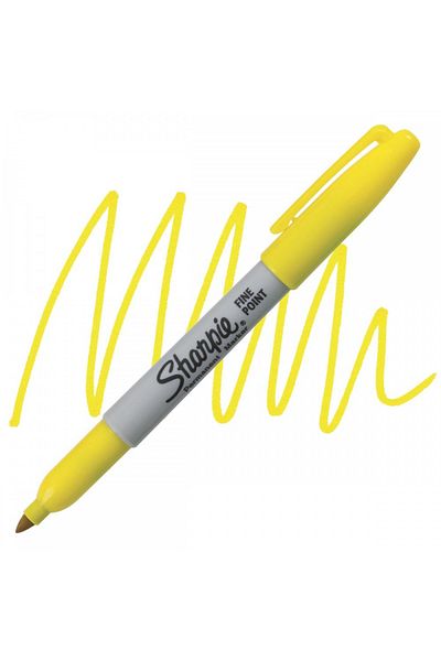 Art Tone Sharpie Permanent Marker Fine - Dark Yellow