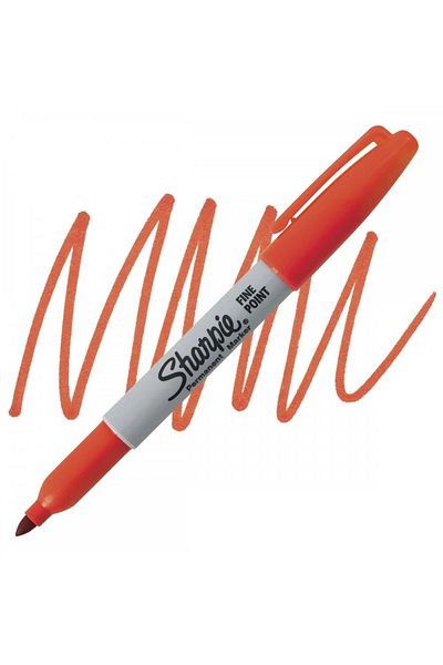 Art Tone Sharpie Permanent Marker Fine - Optical Orange