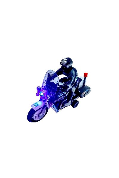 OEM Police Motorcycle with Siren, Lights, Batteries Included