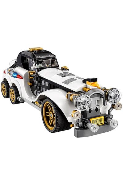 SENCO Penguin's Arctic Car with Dual Launcher, Rockets, Miniscooter, and Two Figurines, 305 Pieces