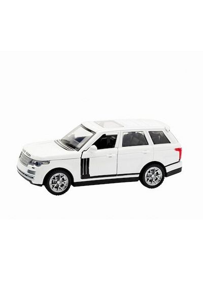 OEM Metal car with lights and sounds, white SUV, 1:32