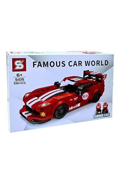 famous Joc de constructie masina de curse, 336 piese