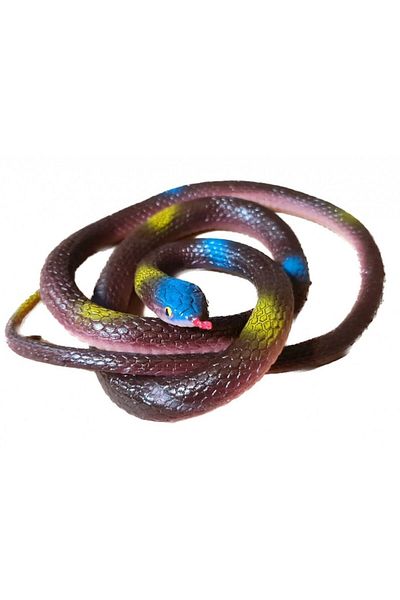 OEM Elastic Toy Snake, Rubber, 110 cm, Brown