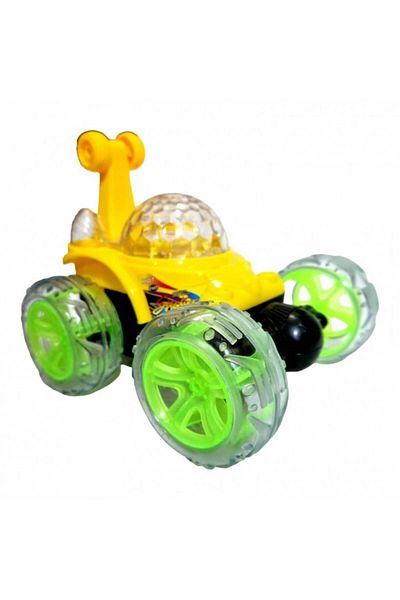 OEM Remote Control Stunt Car with Lights and Sounds, Yellow