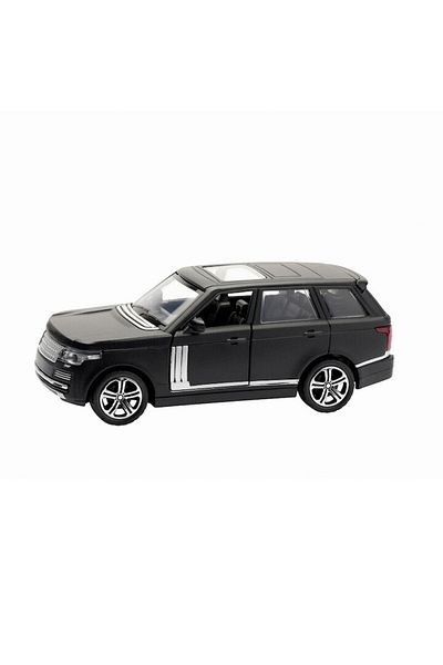 OEM Metallic Car with Lights and Sounds, Black SUV, 1:32 Scale