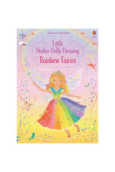 Usborne Publishing Autocolant mic Dolly Dressing Rainbow Fairy