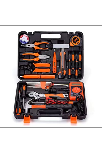 HALL BREATHE 25 Parça Elektrikçi El Aletleri Takım Çantası, Profesyonel ve Da...