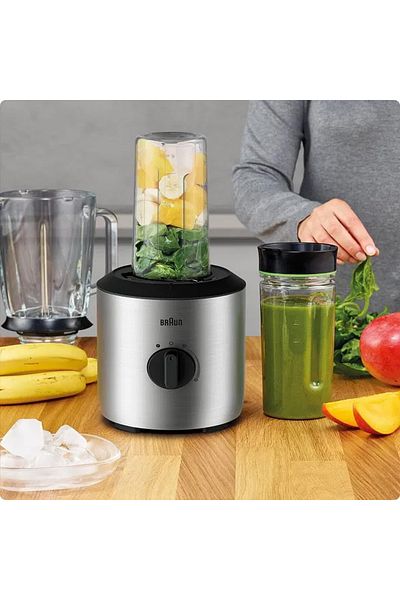 Braun Braun PowerBlend Blender with 2 Juice Bottles (JB3272SI)